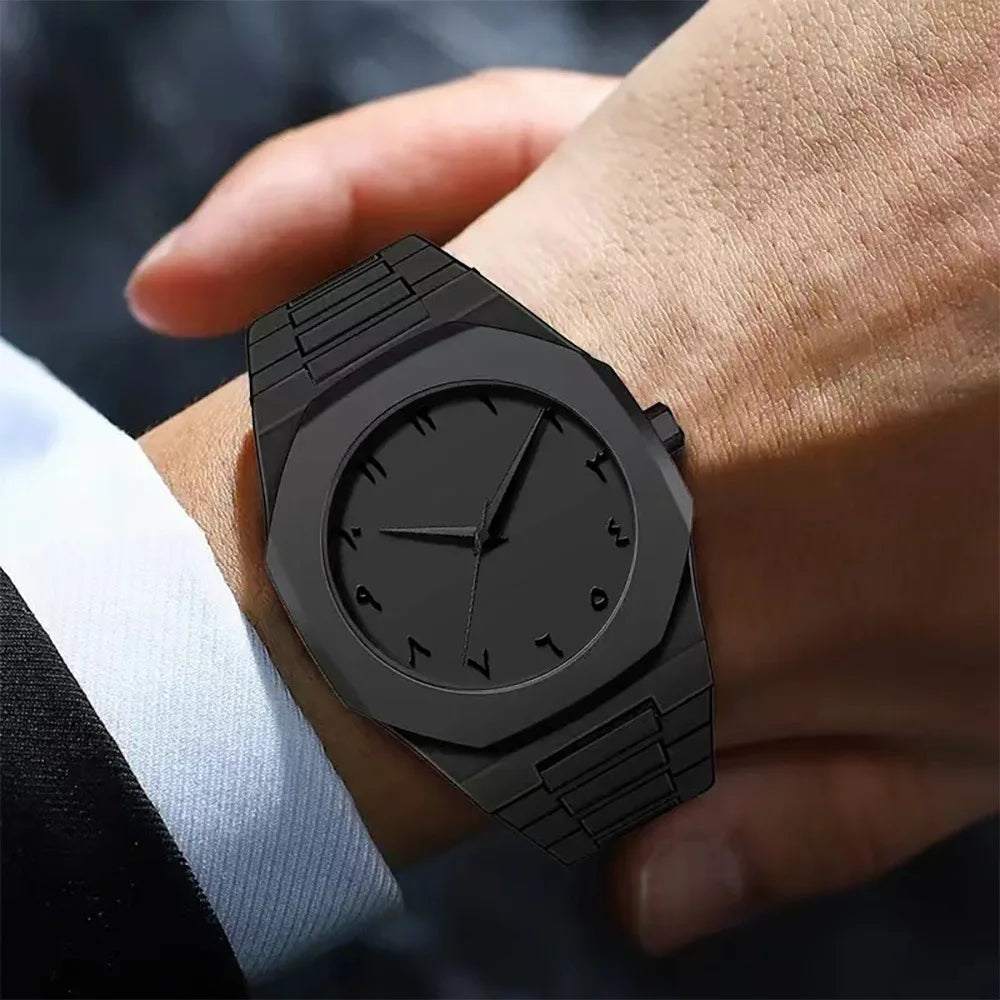 New Fashionable Men's Watch digital Casual Drip Oil Strap