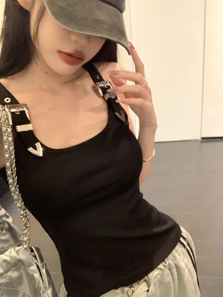 Tanks Women Personality Creativity Casual Lady Sweet Thin