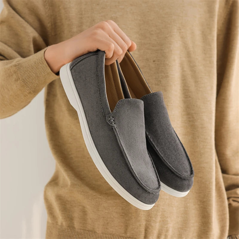 multi-color loafers leisure business shoes