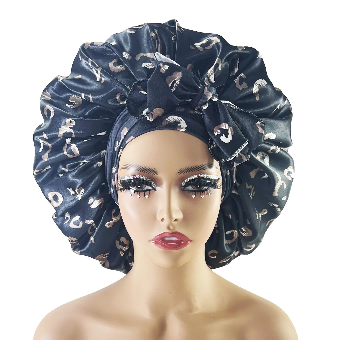 Ladies Knot Sp Cap Scarf Tied round Hat