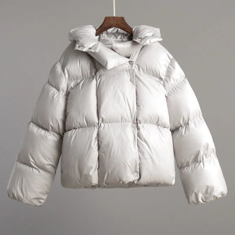 Women's Loose Parkas Coat Vintage Bread Outwear