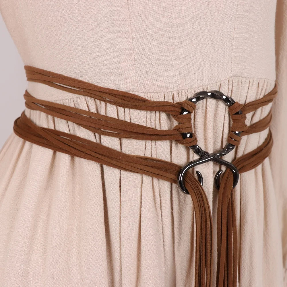 Women'S Vintage Bohemian Long Rope Belt