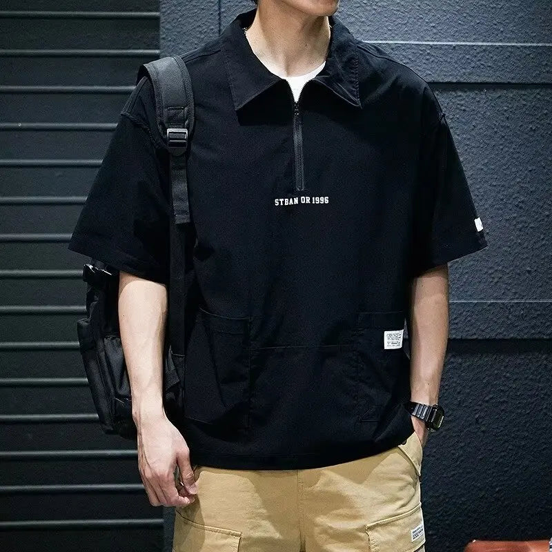 High-End Suede Jacket Men's  Casual Versatile  Workwear