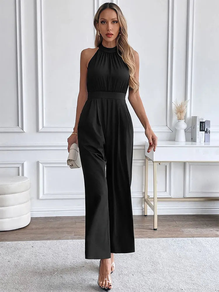 Women's  Casual Sleeveless  Jumpsuits