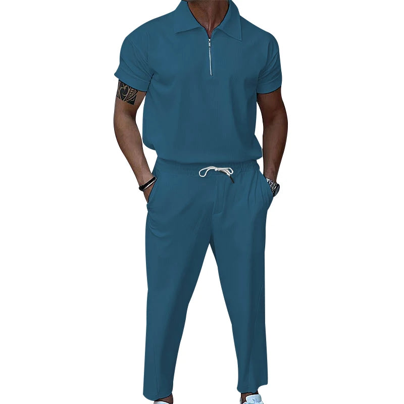 New Men's Set  Plus-size
