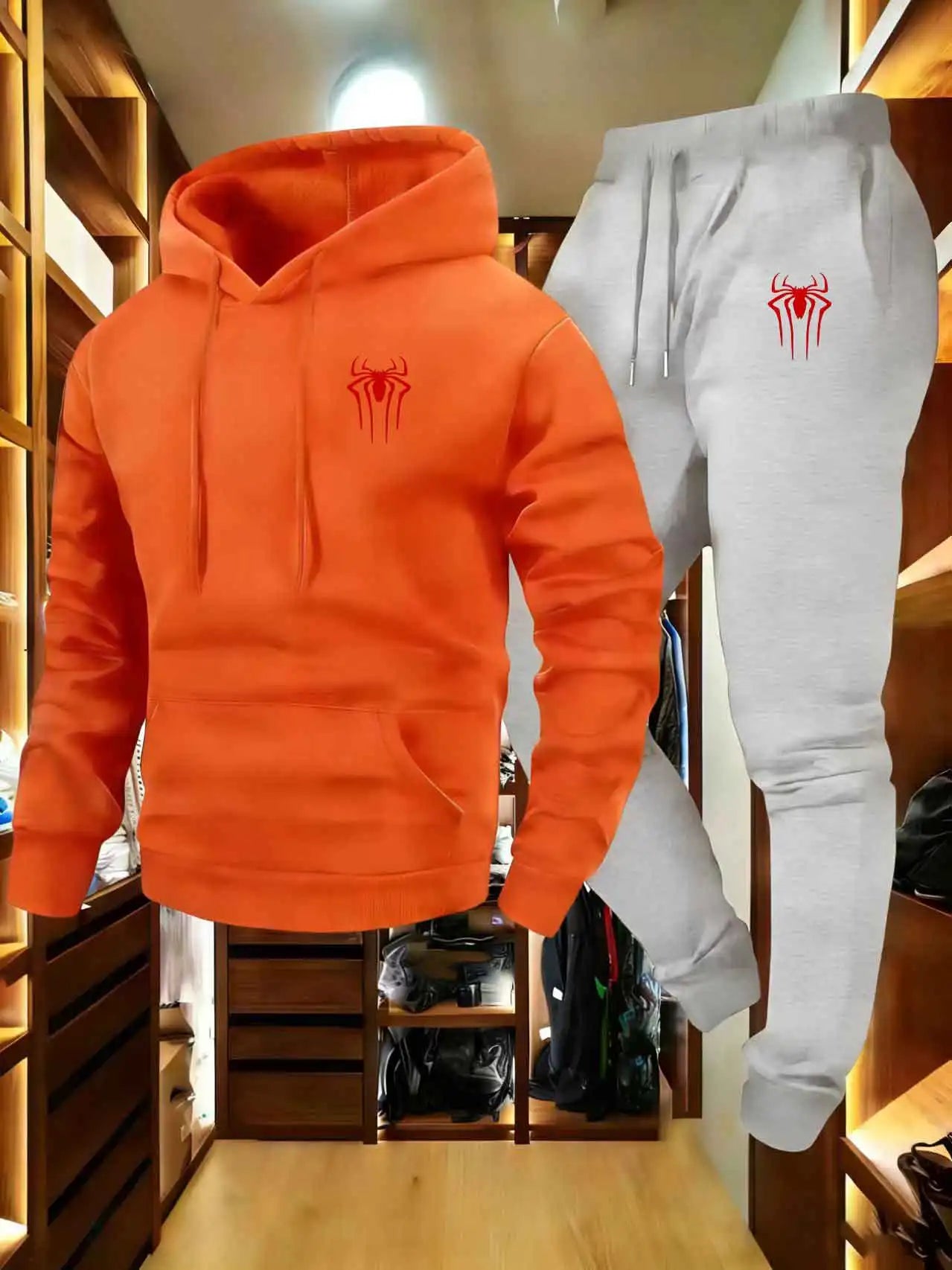 Fashionable men's sportswear set  spring  Autumn