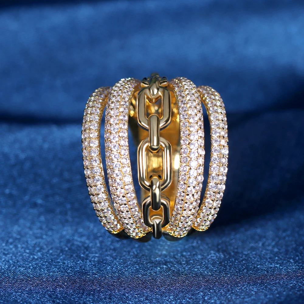Fashion Vintage Multilayer Lady's Rings