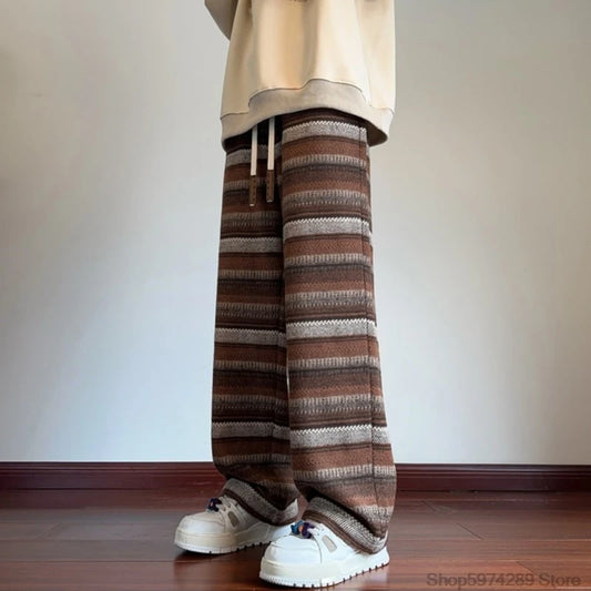 Wide Leg Pants Men Women  Casual Straight Pants