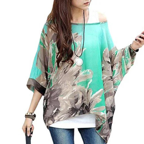 BHflutter Women Blouses Casual Summer Blouse Shirt