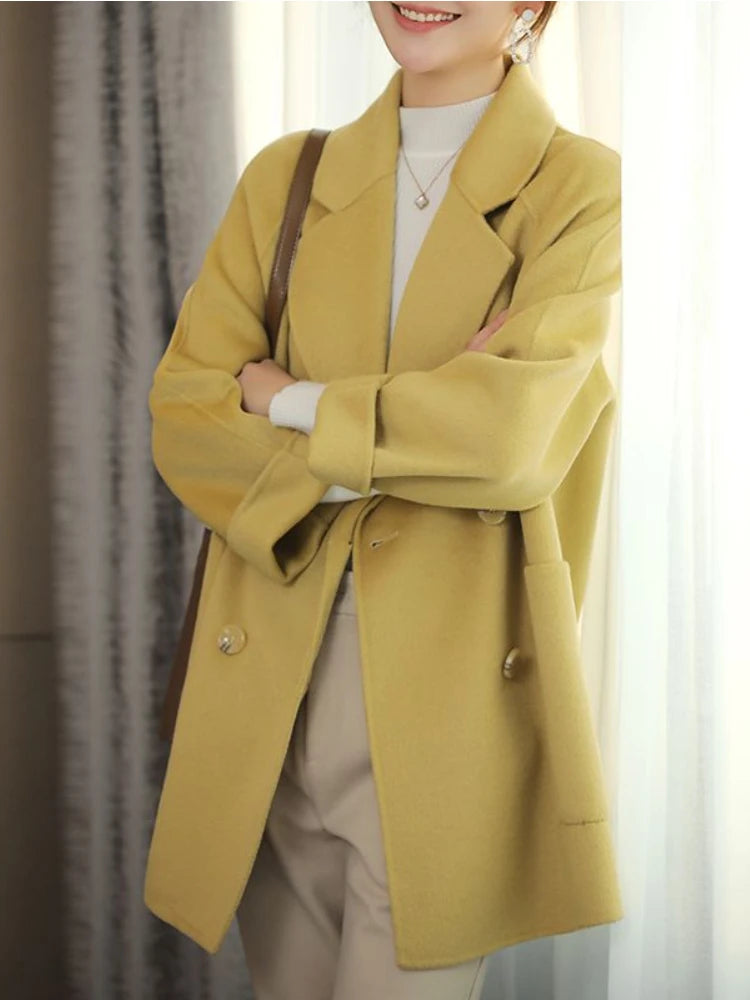 Long Sleeve Office Lady Trench Coat