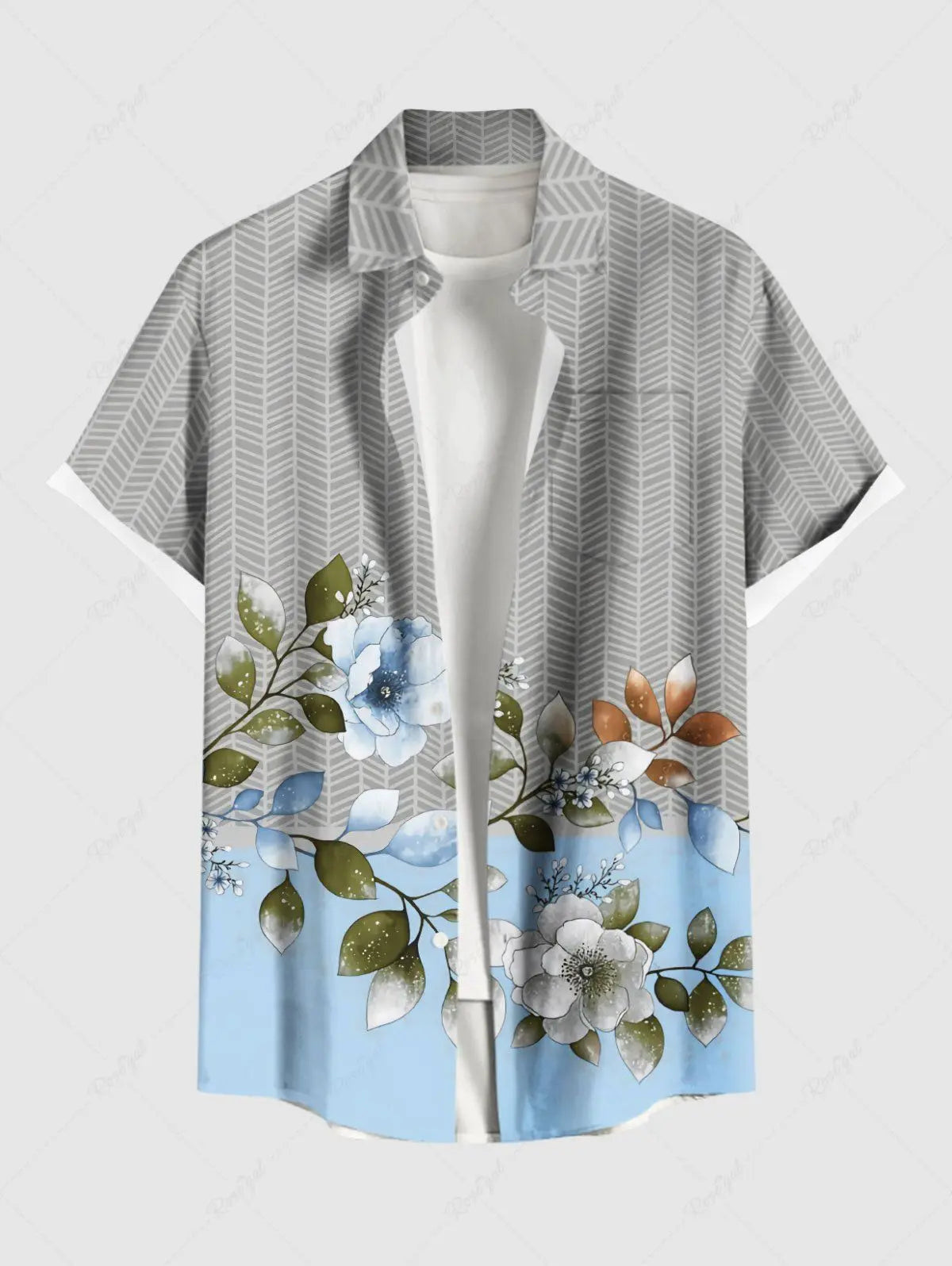 Summer Plus Size Men's Shirt 3D Prints
