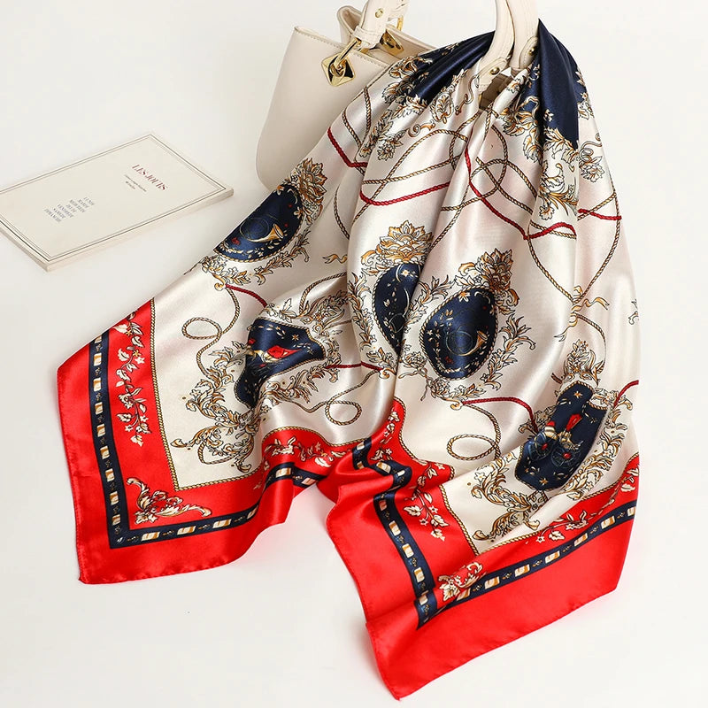 f Ladies Chiffon Shawl Wrap Muffler  Bandanna Female Headscarf