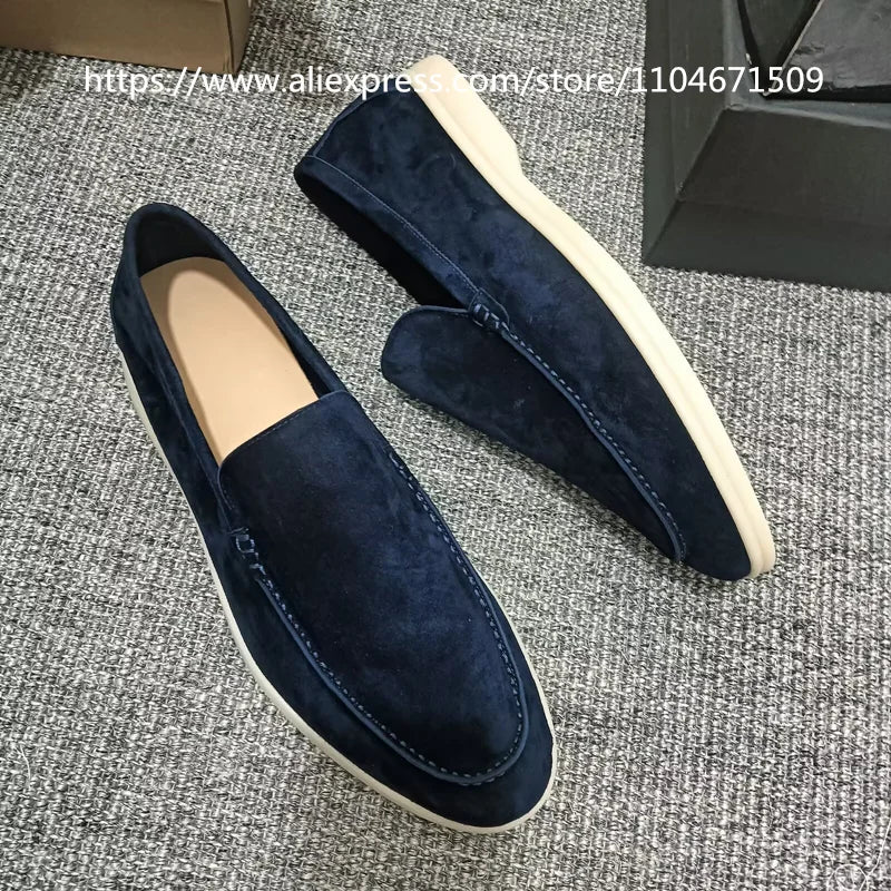 unisex women's shoes loafers leather Sheepskin velvet  loafers