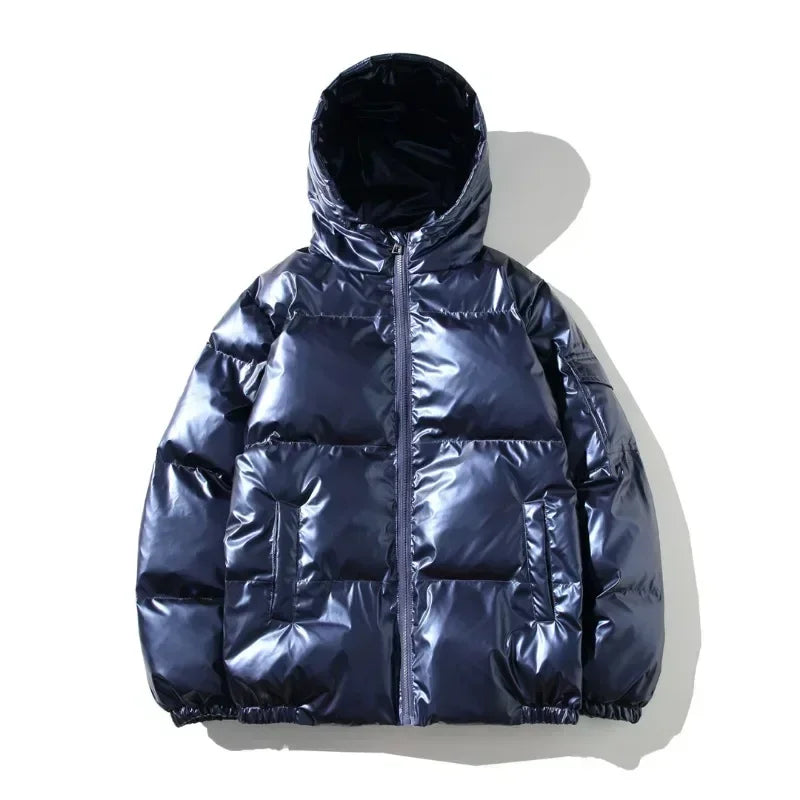 Men and Women Parkar Warmth Thickened Waterproof Puffer Jacket