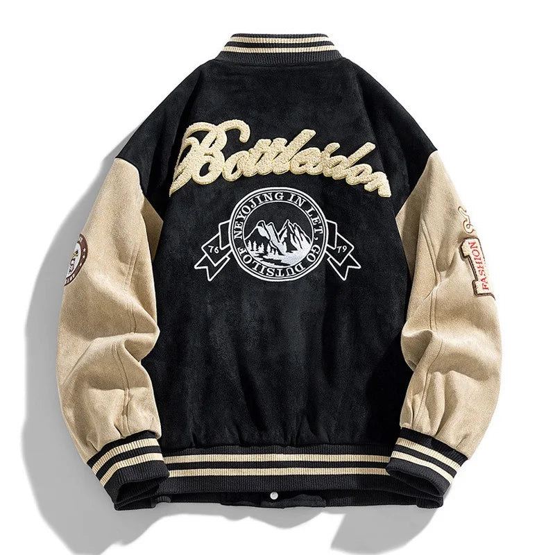 Jacket Men Fashion Embroidered  Coats