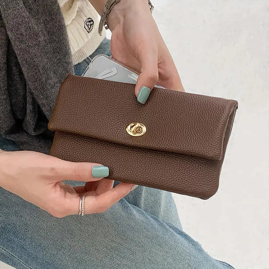 Women Wallets Long Hasp Pu Leather Purses