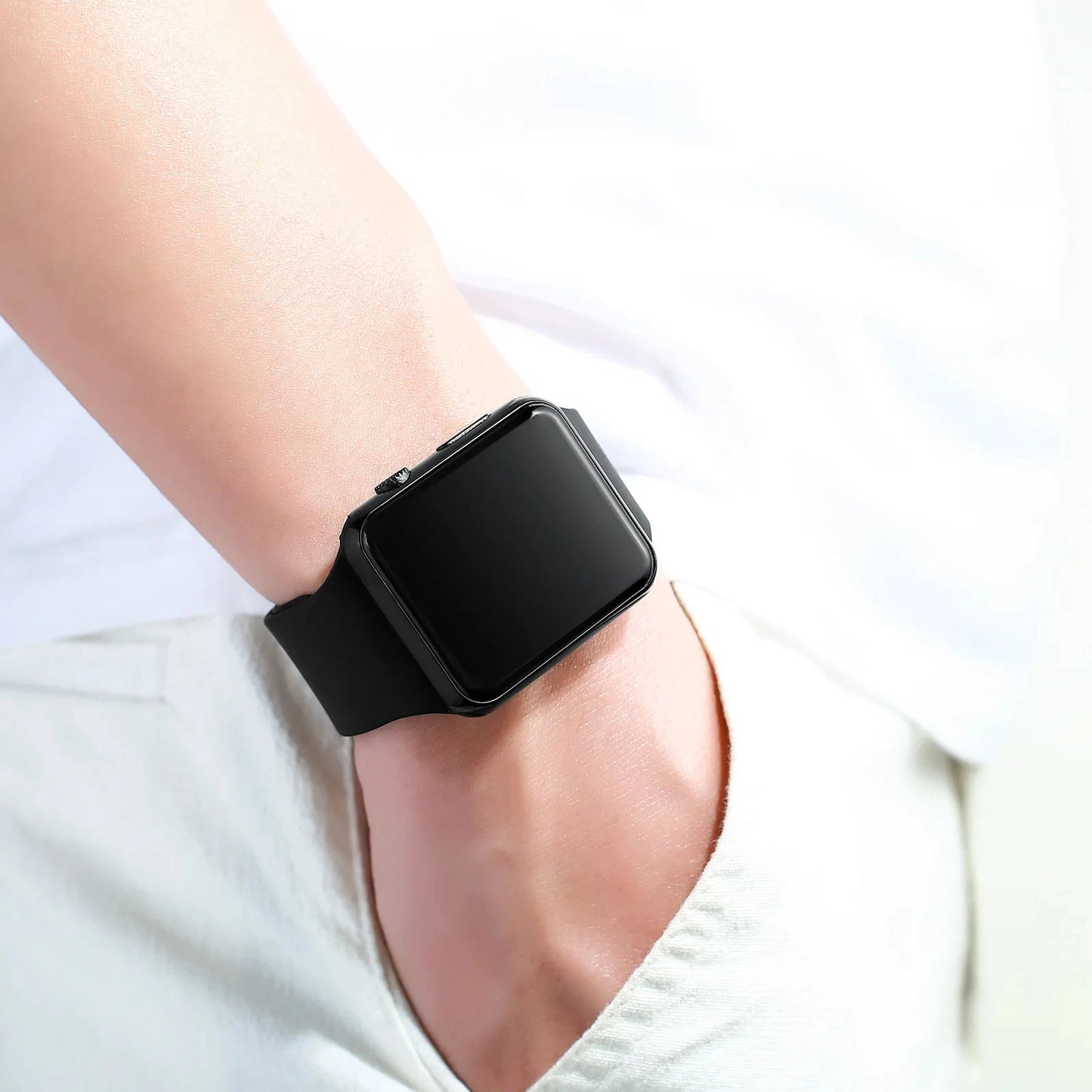 Simple Digital Watch for Men Women Fashion Sport LED Electronic Watch