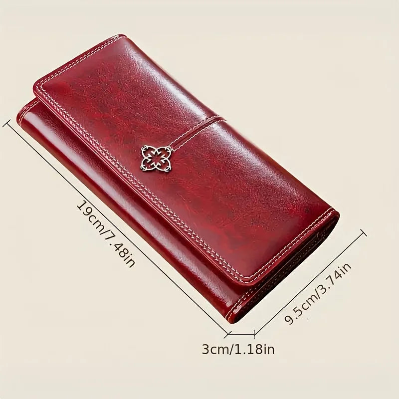 Vintage Women's Wallet - Ultra-thin Bifold Design