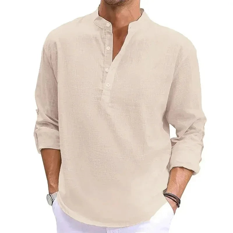 Luxury Cotton Shirts for Men Casual
