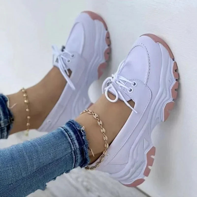 Women Sneakers Platform Casual Breathable Sport