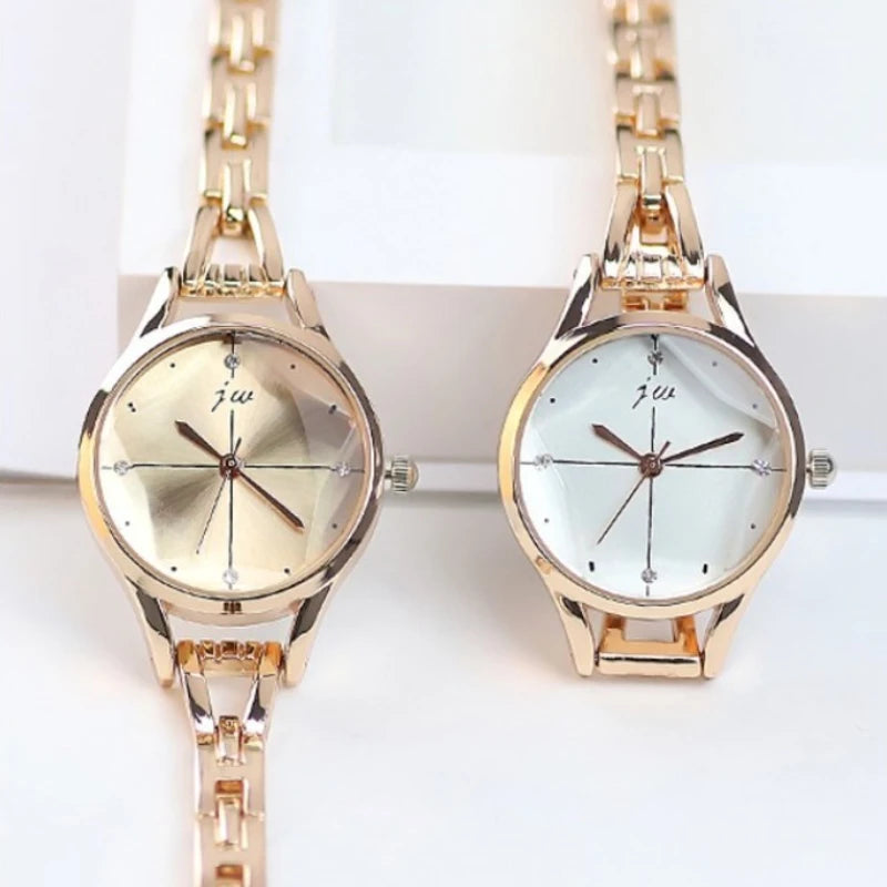 Women's Watches Quartz  Luxury Stainless Steel Wristwatch