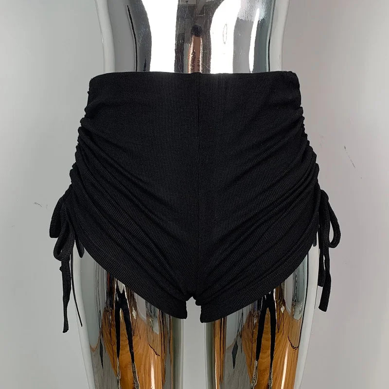 Soft Skinny High Waist Casual Femme Short Trousers