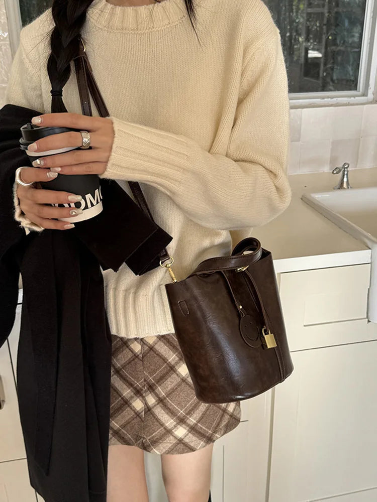 Women Handbags  Crossbody Bag Fashion Bucket Tote Bag