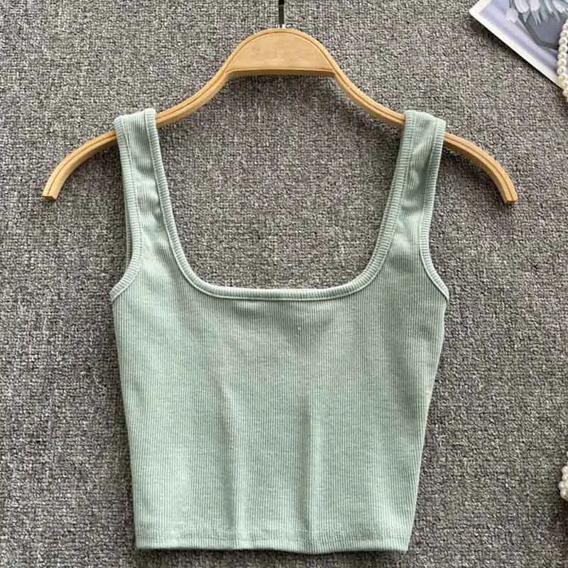 Tank Top Women Sexy Backless Slim Fit Bottoming Blouse