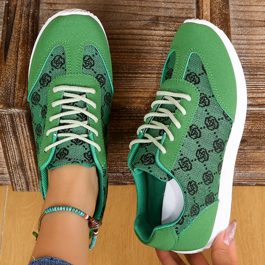Women Fashion SneakersCasual Comfortable Lace Up Walking Shoes