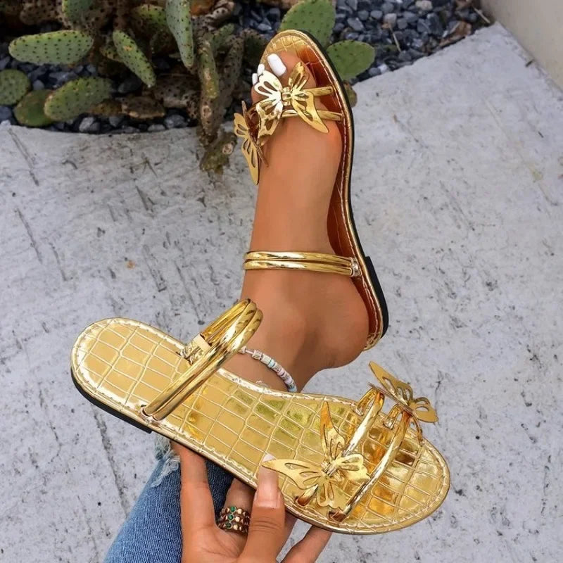 Women's Sandals Summer Comfortable Casual Shoes Flat Slippers