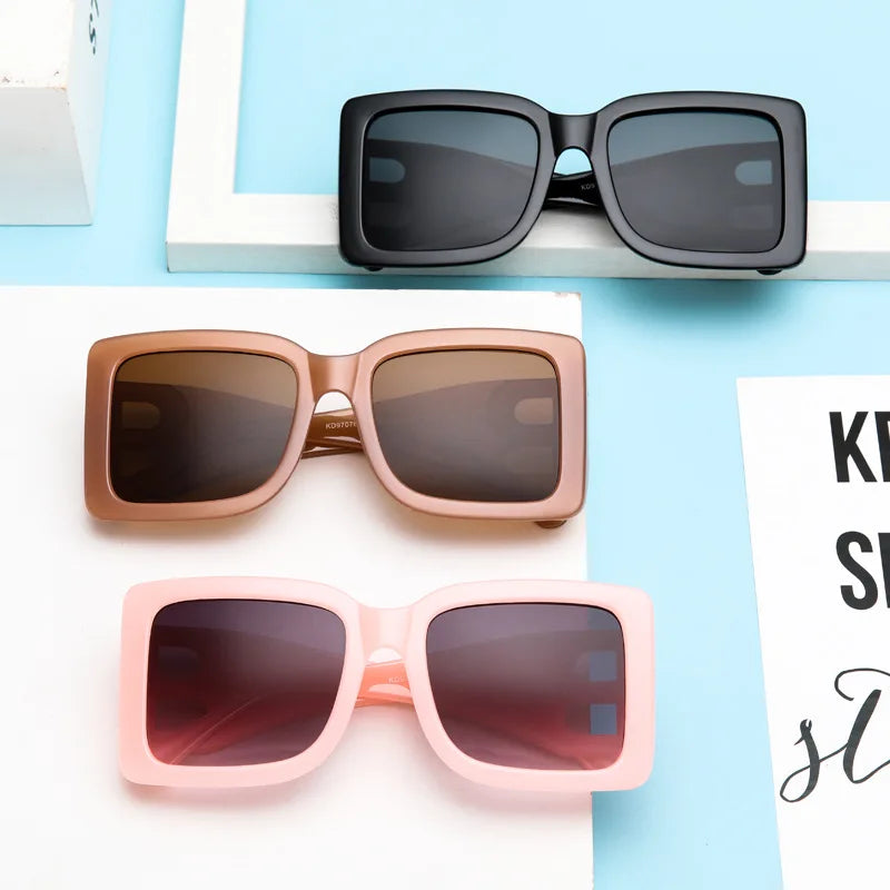 Women's Sunglasses Trendy Designer Square Sun Glasses