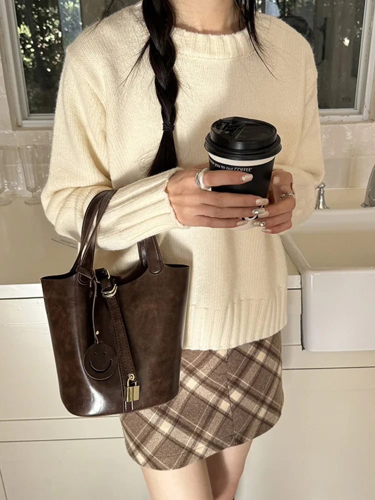 Women Handbags  Crossbody Bag Fashion Bucket Tote Bag