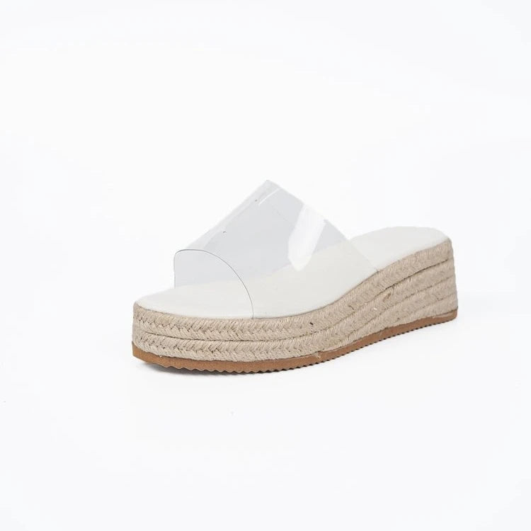 Women Sandals Jelly Wedges Slippers Casual Shoes