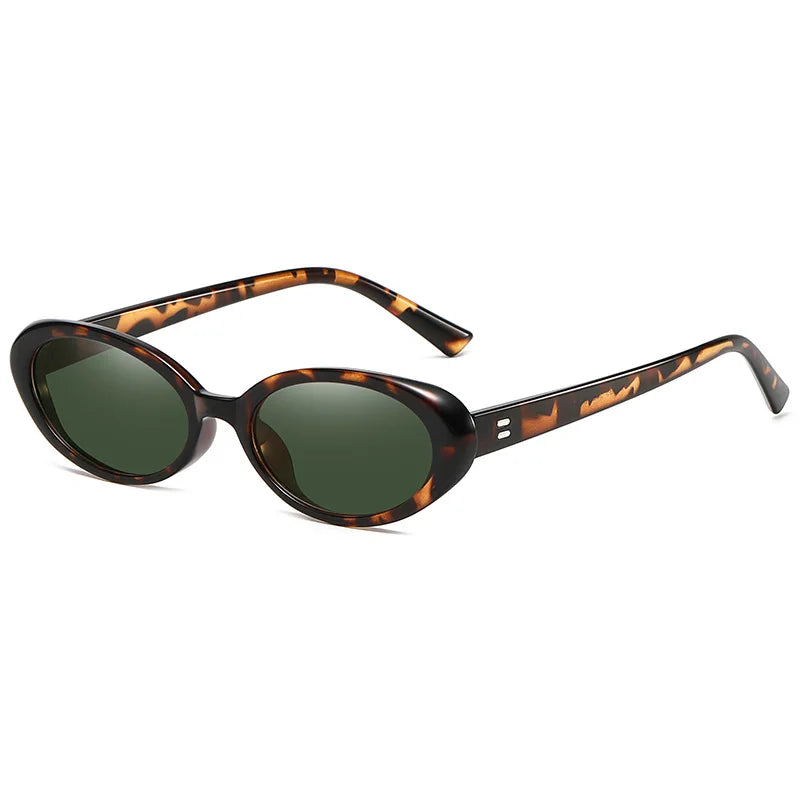 Small Oval Sunglasses for Women Vintage Design Sun glasses