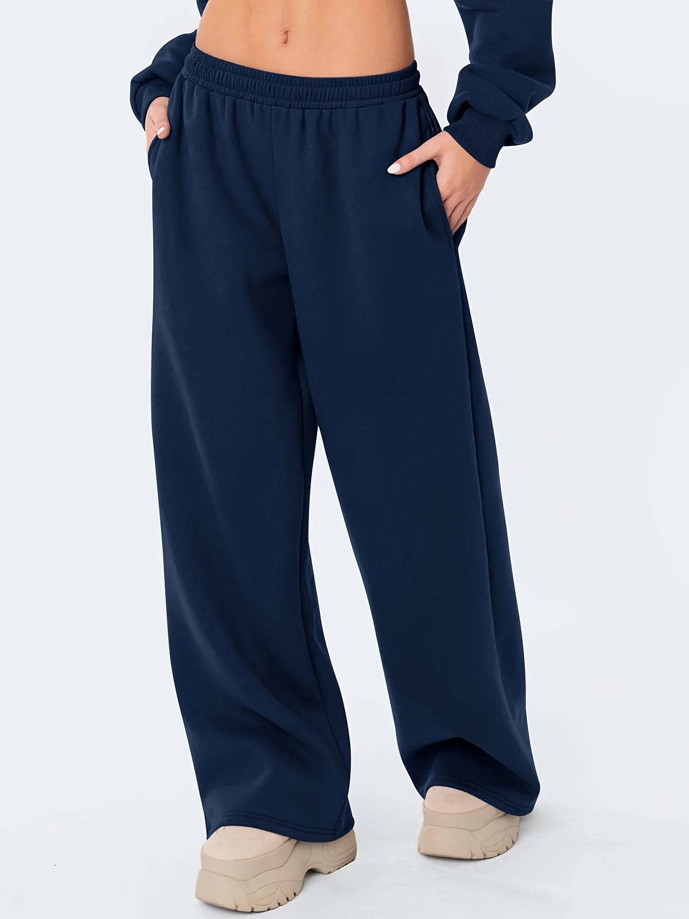 wide leg casual loose fit pants