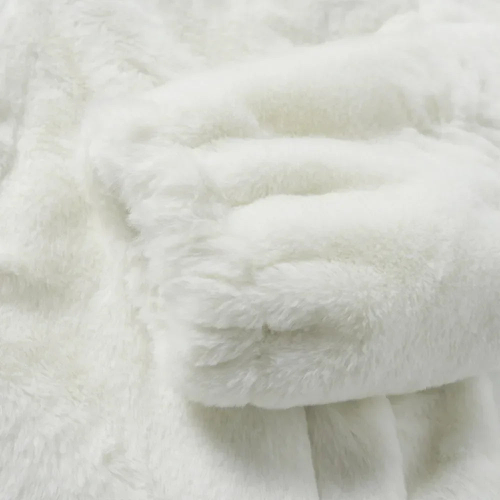 Mens Rabbit Fur Jacket Coats  Zip Up Fashion Outerwear