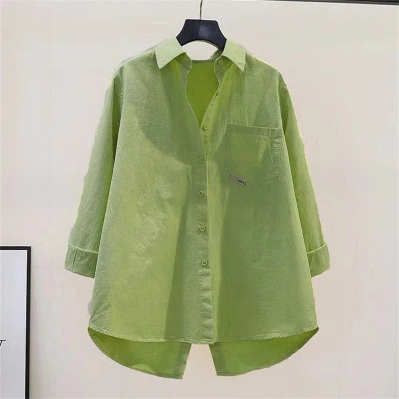 Women's Casual Sets Oversized Cotton Shirts