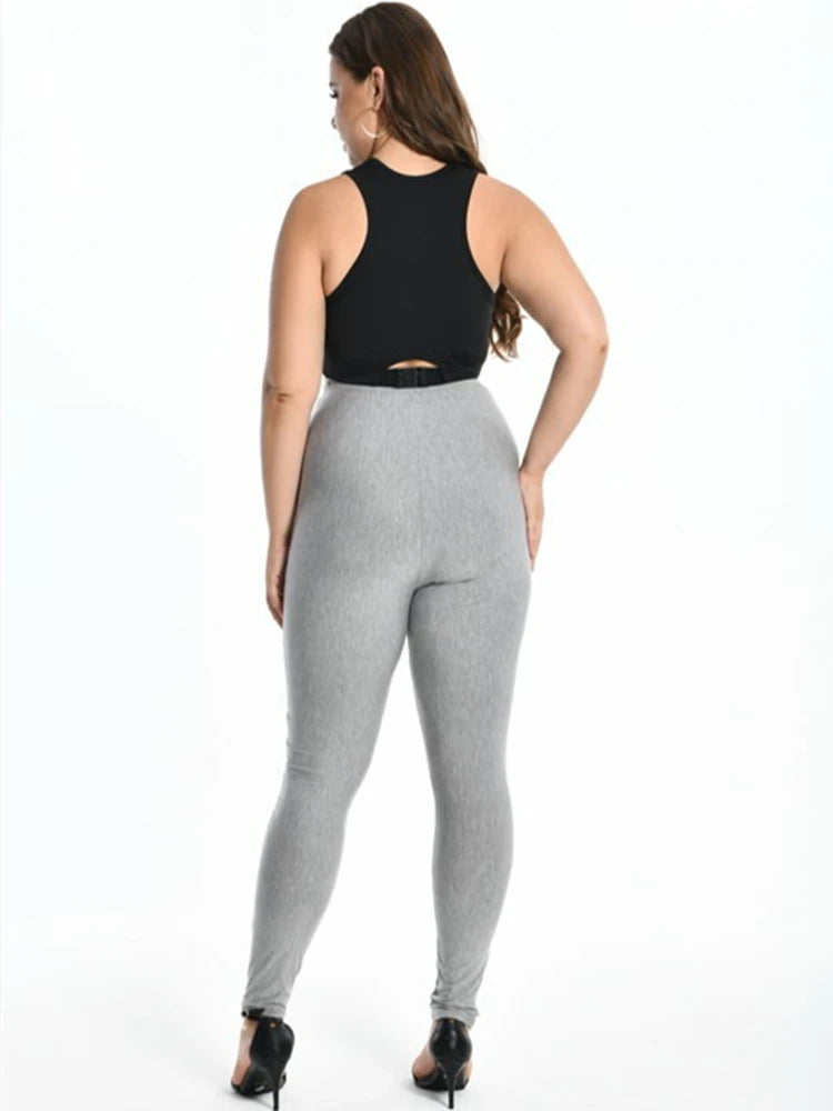 Solid Colorful Leggings For Women