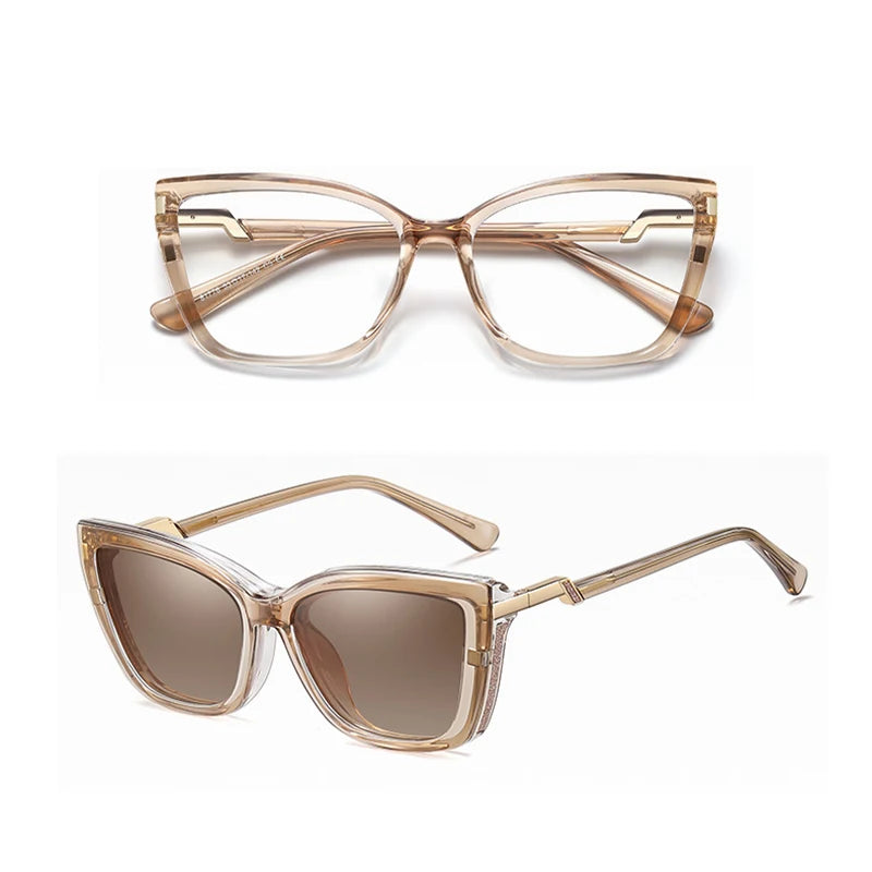 Women Prescription Reading Glasses Optic Lenses