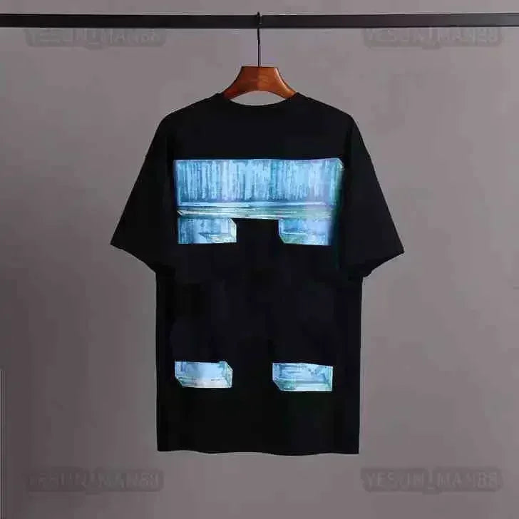 Men's T Shirt High-quality Version Clothing Graffiti Shirt Short Sleeve