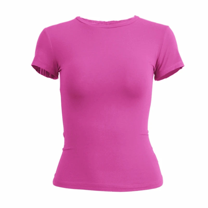 Short Sleeve T-shirt Slim Fit Tops