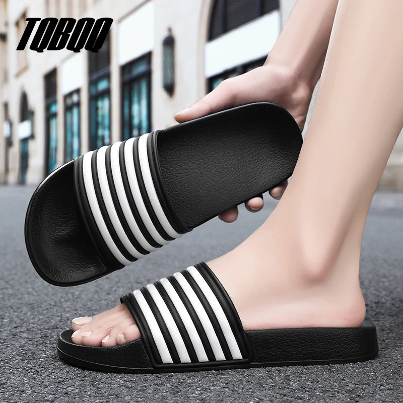 Men's Slides Sandals EVA Foam Comfortable Non-Slip Women's Massage Slippers