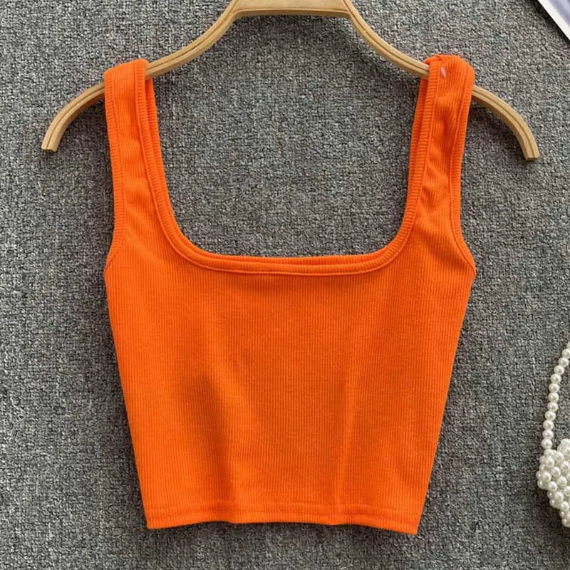 Tank Top Women Sexy Backless Slim Fit Bottoming Blouse