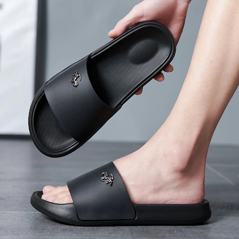 Men's Slide Sandals Soft Comfortable Non-Slip Slippers