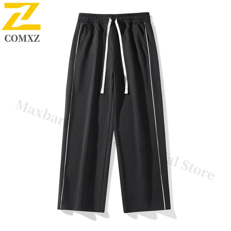 Men's Straight Wide Leg Pants