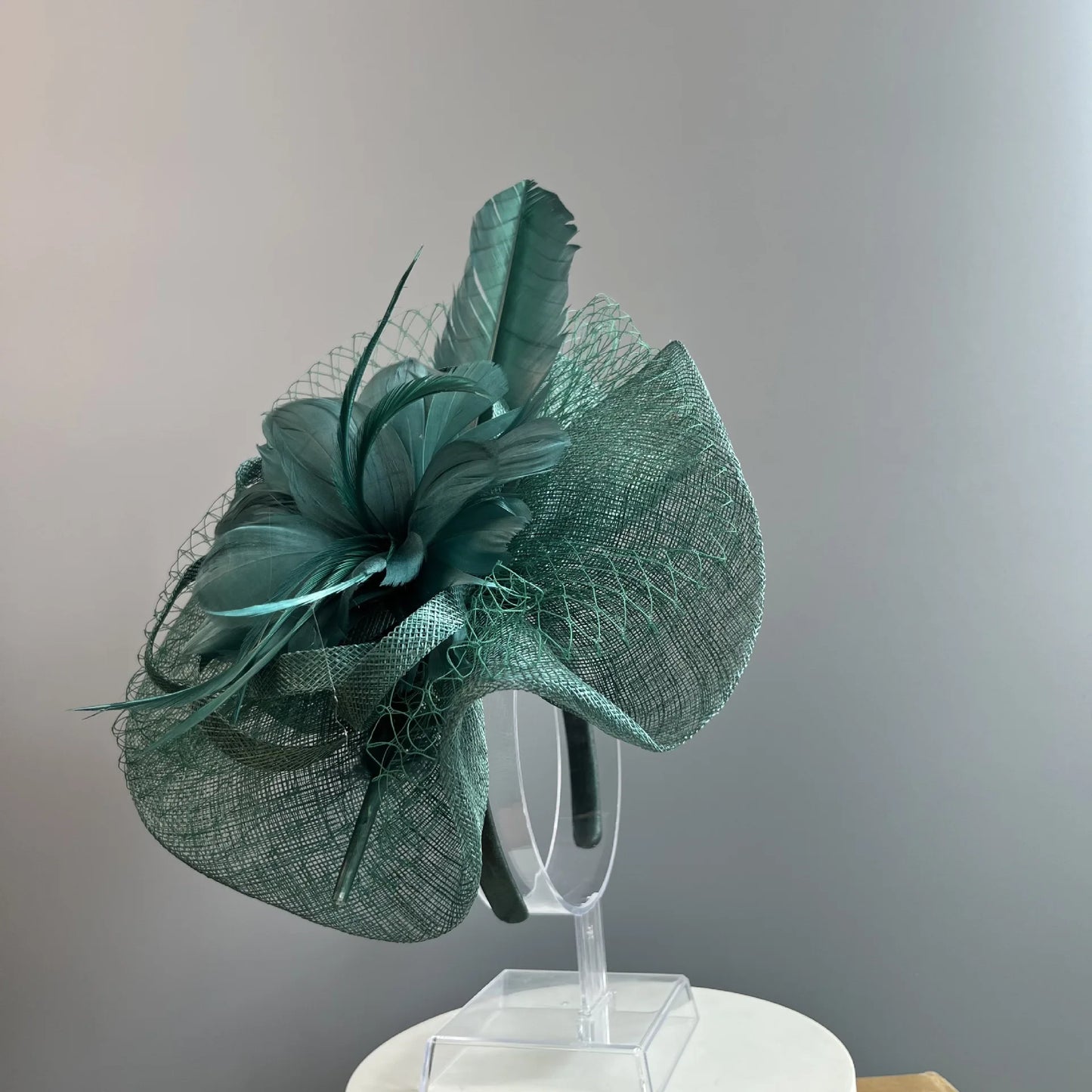 Fascinators Hats for Women Feather Veil Headwear