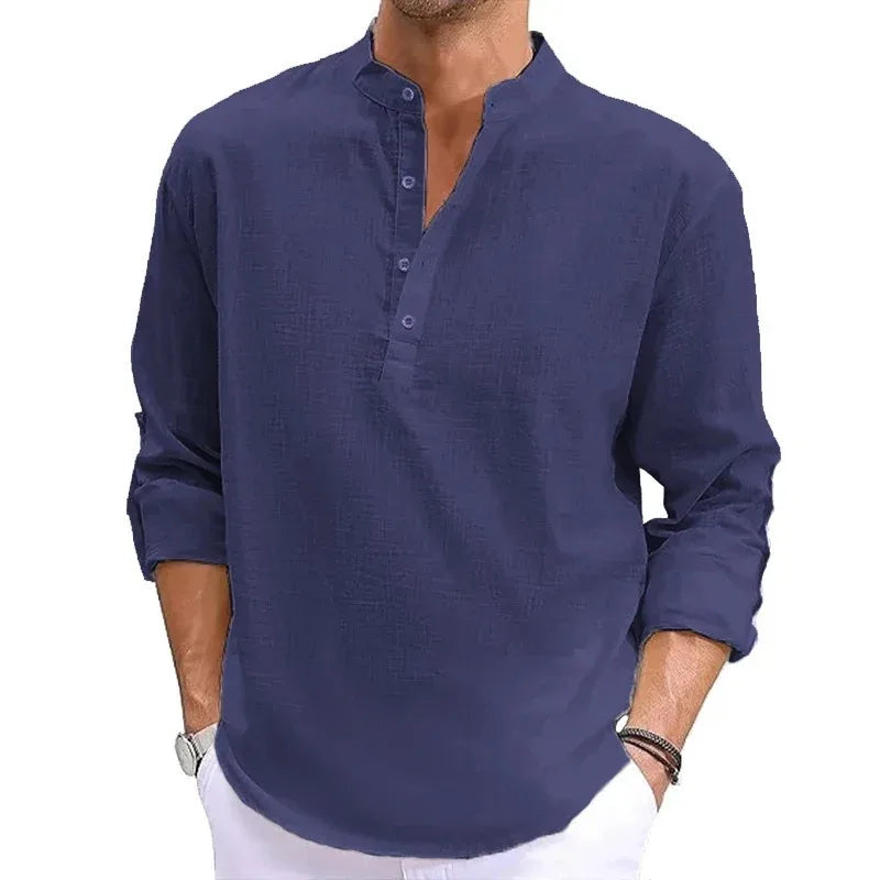 Luxury Cotton Shirts for Men Casual