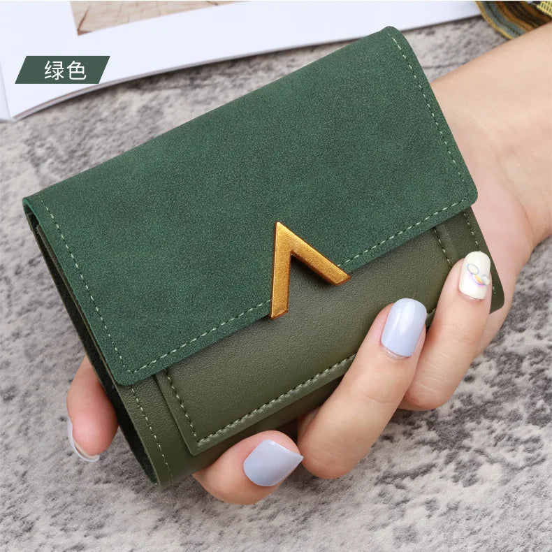 Women's Leather Wallet with Zipper