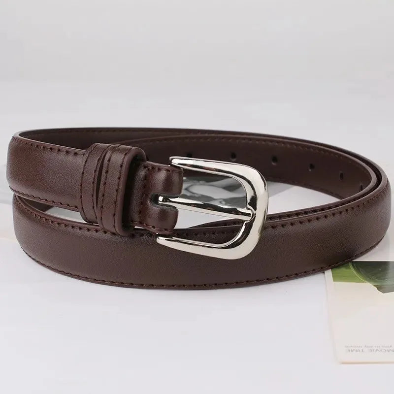 Women's Belt Fashion Simple Versatile Belt Authentic High Grade