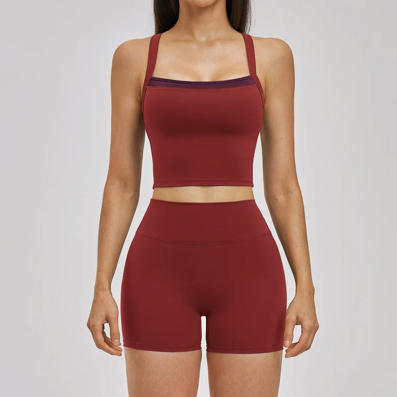 Yoga Tracksuit 2 Pieces Workout Sets